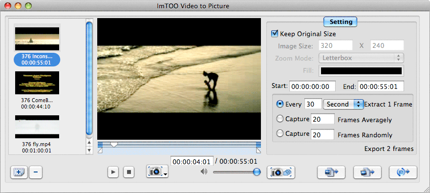 ImTOO Video to Picture for Mac