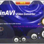 video converter interface for vob to avi conversion - screenshot